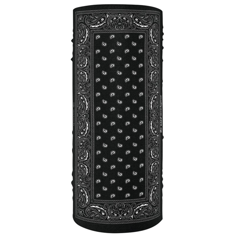 ZANheadgear Motley Tube Black Paisley