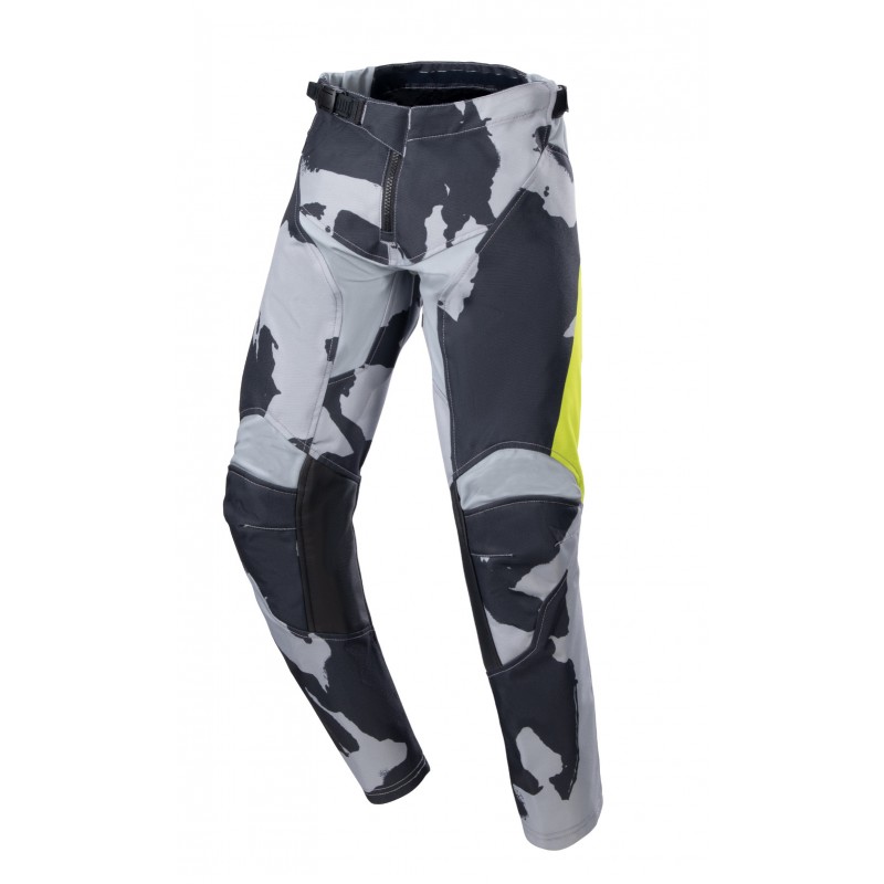 Alpinestars 23 Racer Tactical Pants Youth Cast Grey Camo/Fluro Yellow