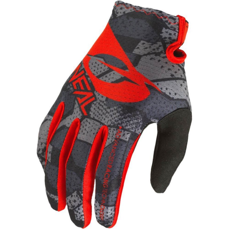 O'Neal 23 Matrix Camo Glove Youth Black/Red