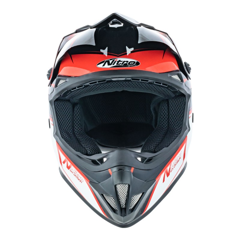 Nitro MX620 Podium Helmet Junior Black/Red/White