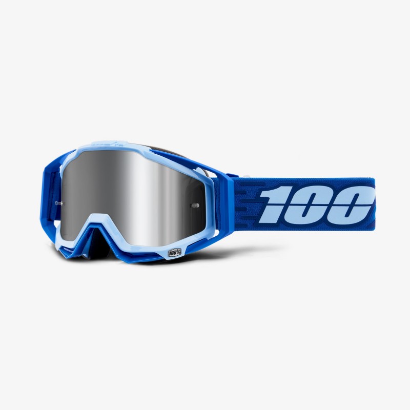100% Racecraft Plus Goggle Rodion + Injected Silver Flash Mirror Lens