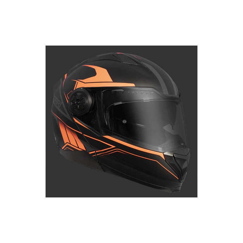 RXT 909 Flip-Up Helmet Black/Neon Orange