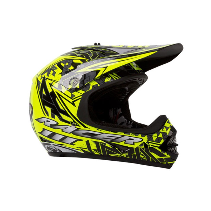 RXT Racer 3 Helmet Youth Fluro Yellow