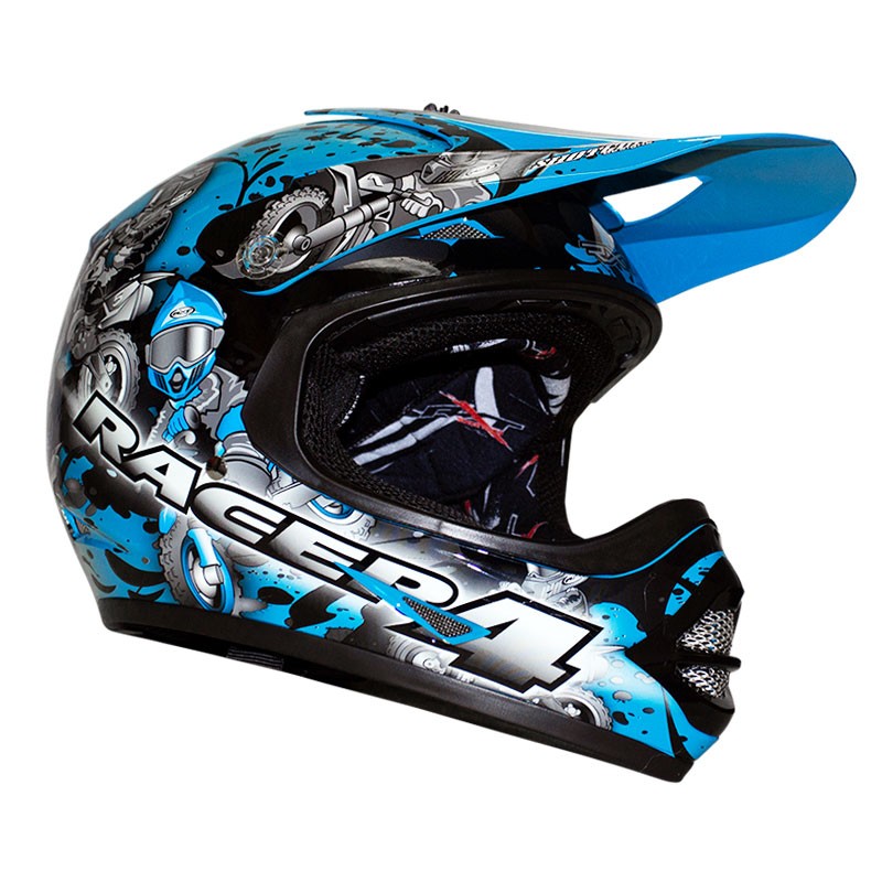 RXT Racer 4 Helmet Youth Blue