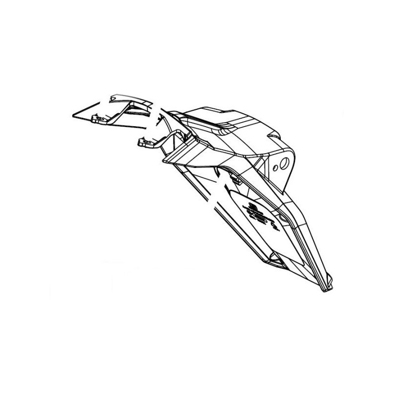 GASGAS Licence Plate Holder Extension