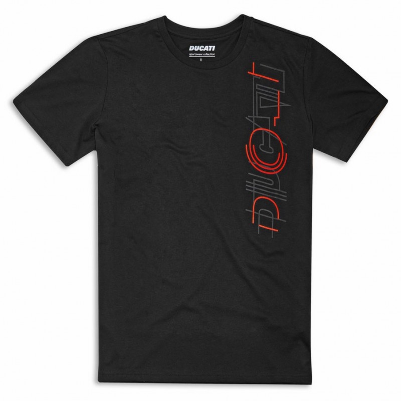 Ducati Skyline T-Shirt Mens Black