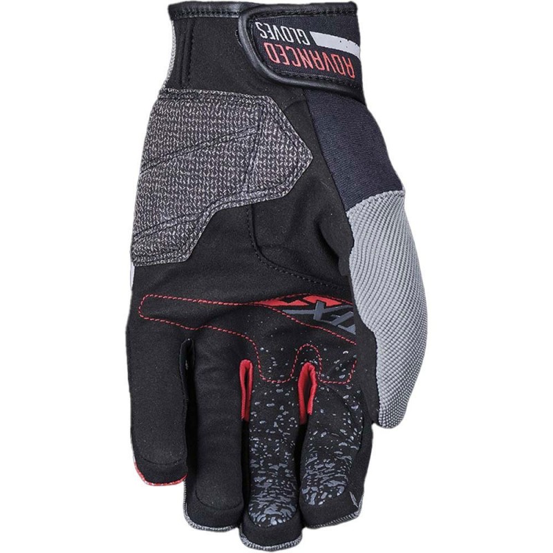 Five TFX4 Water Resistant Glove Grey/Red