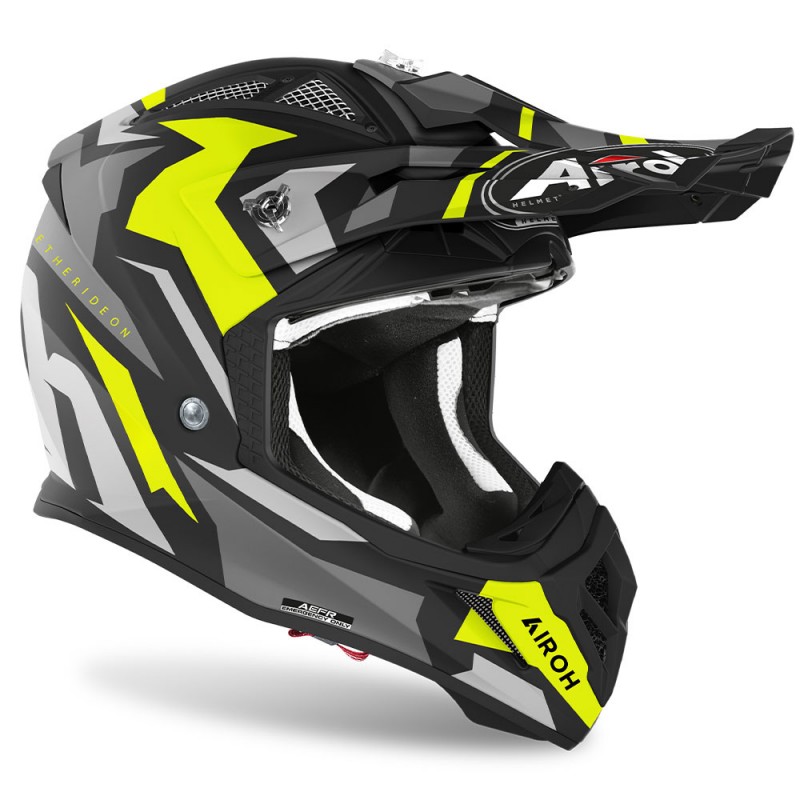 Airoh Aviator Ace Helmet Swoop Yellow Matt