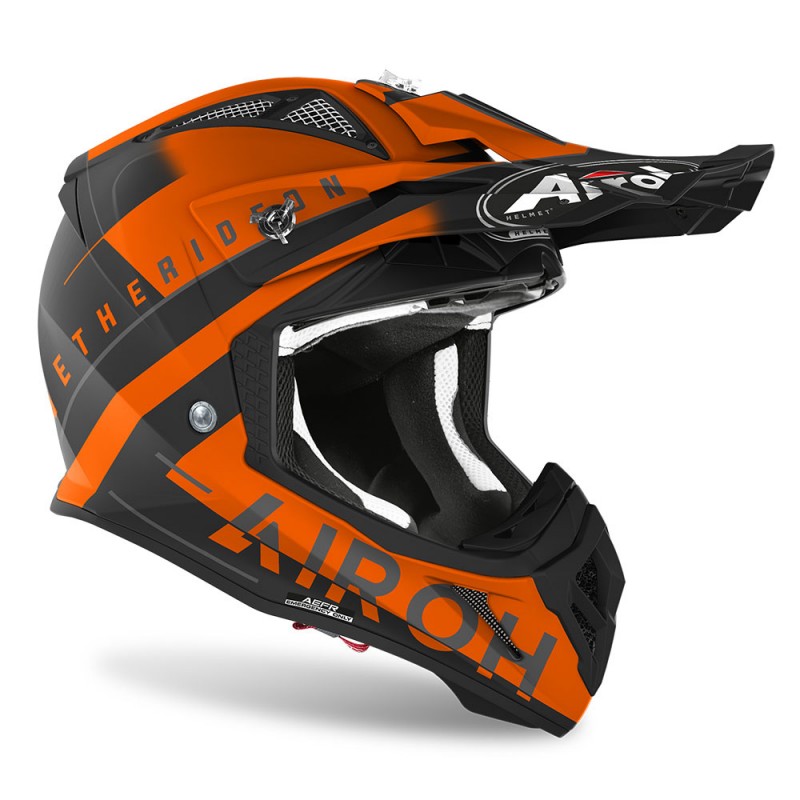 Airoh Aviator Ace Helmet Amaze Orange Matt