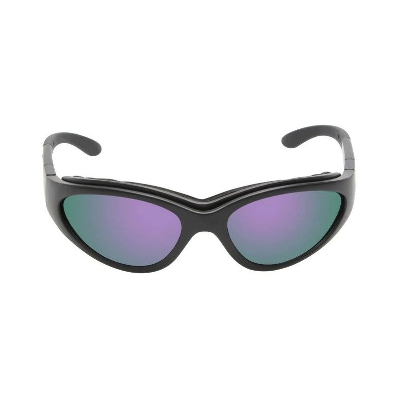 Ugly Fish Slim RS04282 Glasses Matt Black Frame + Purple Revo Lens
