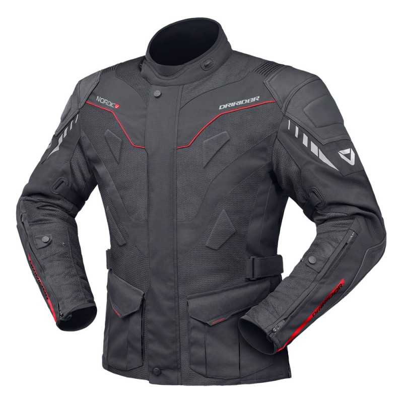 DriRider Nordic V Airflow Jacket Black/Black