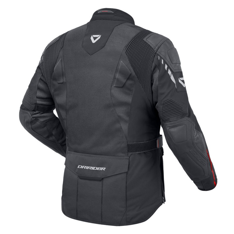 DriRider Nordic V Airflow Jacket Black/Black