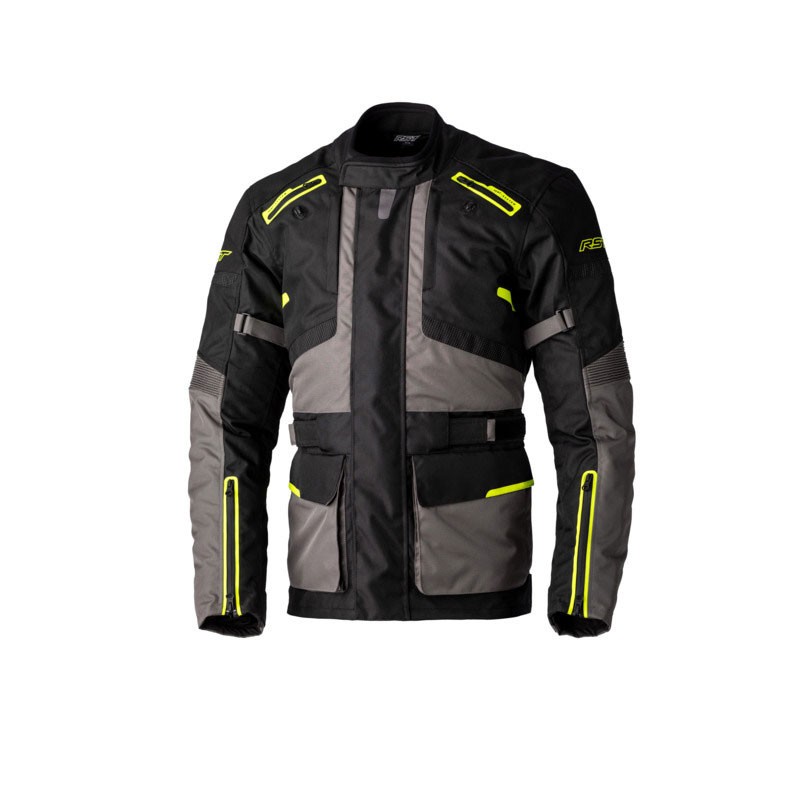 RST Endurance CE Waterproof Jacket Mens Black/Grey