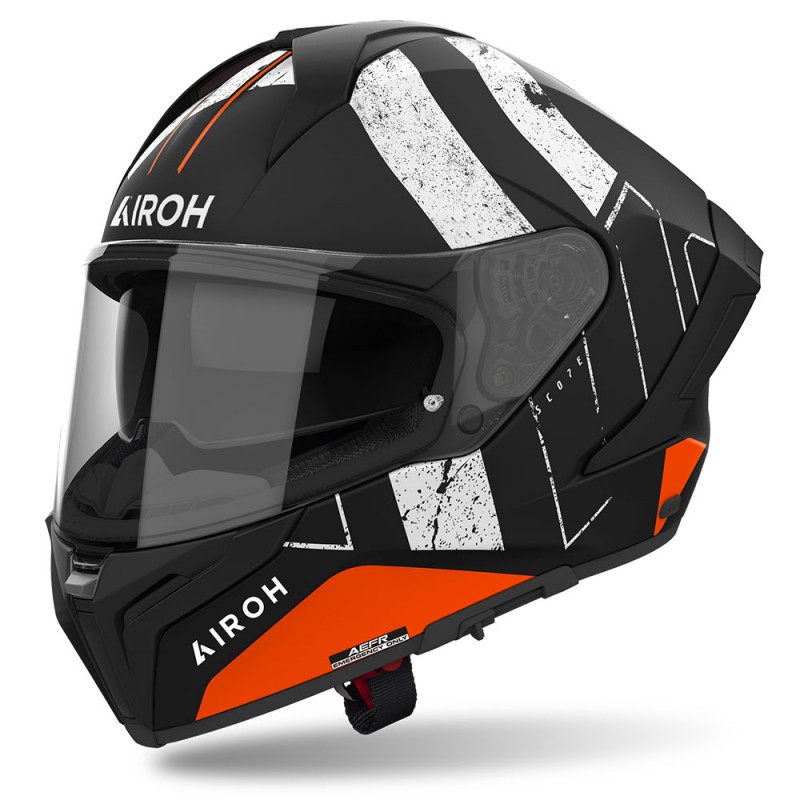 Airoh Matryx Helmet Scope Orange Matt