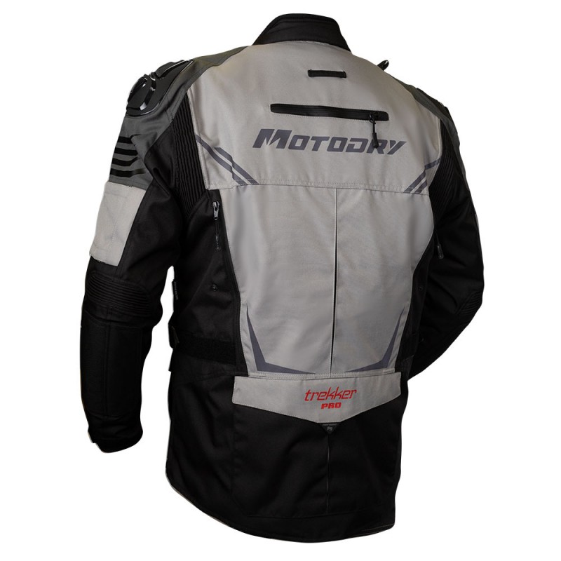 MotoDry Trekker Pro Jacket Mens Black/Anthracite/Grey