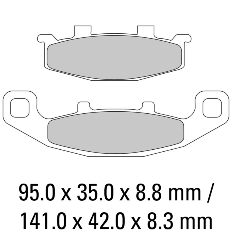 Ferodo Brake Pad Set - FDB481P