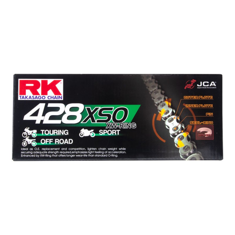 RK Chain 428XSO-136L
