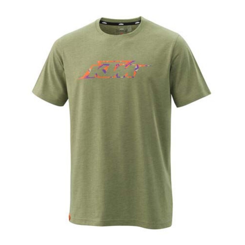 KTM Camo Tee Mens Green Melange