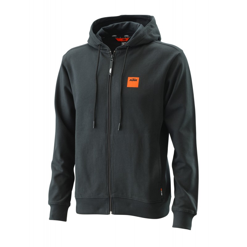 KTM Pure Zip Hoodie Black