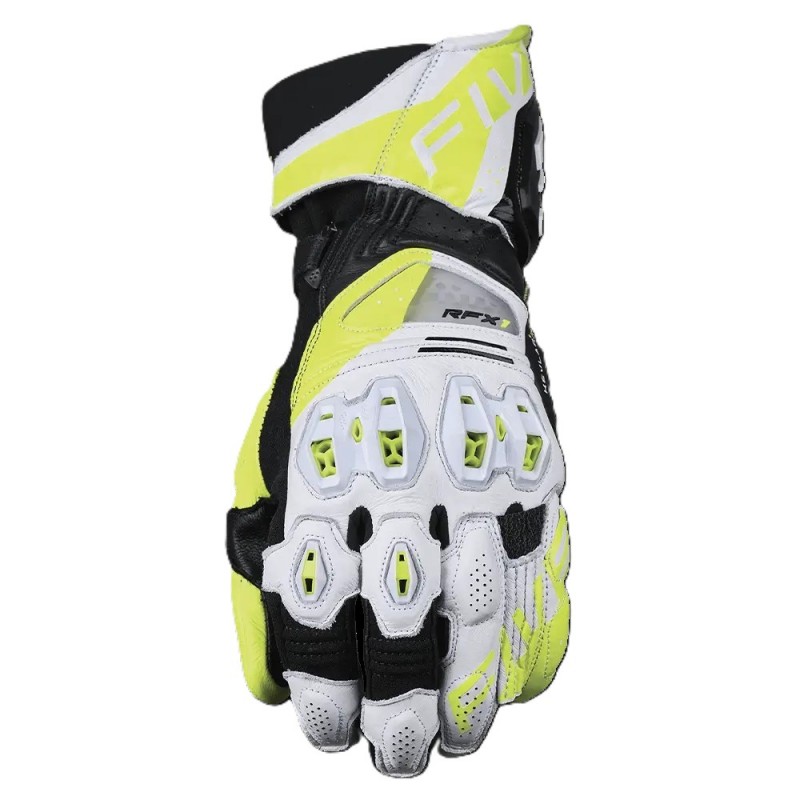 Five RFX-1 Evo Glove White/Fluro Yellow