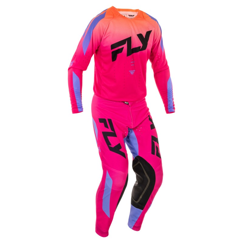 Fly Racing 2025 Evolution MX Jersey Pink/Lavender/Black