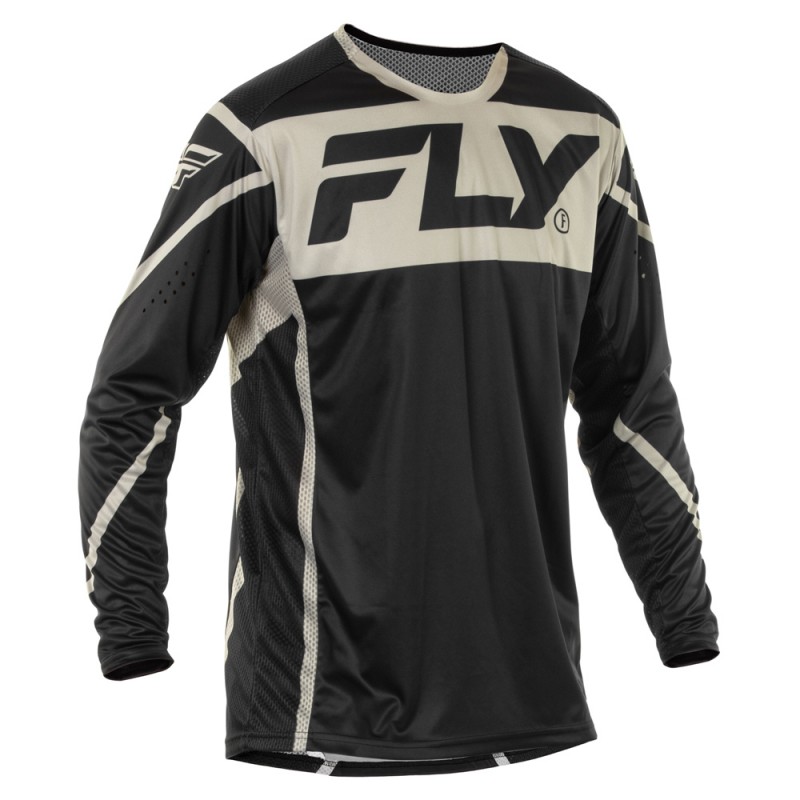 Fly Racing 2025 Lite MX Jersey Black/Grey