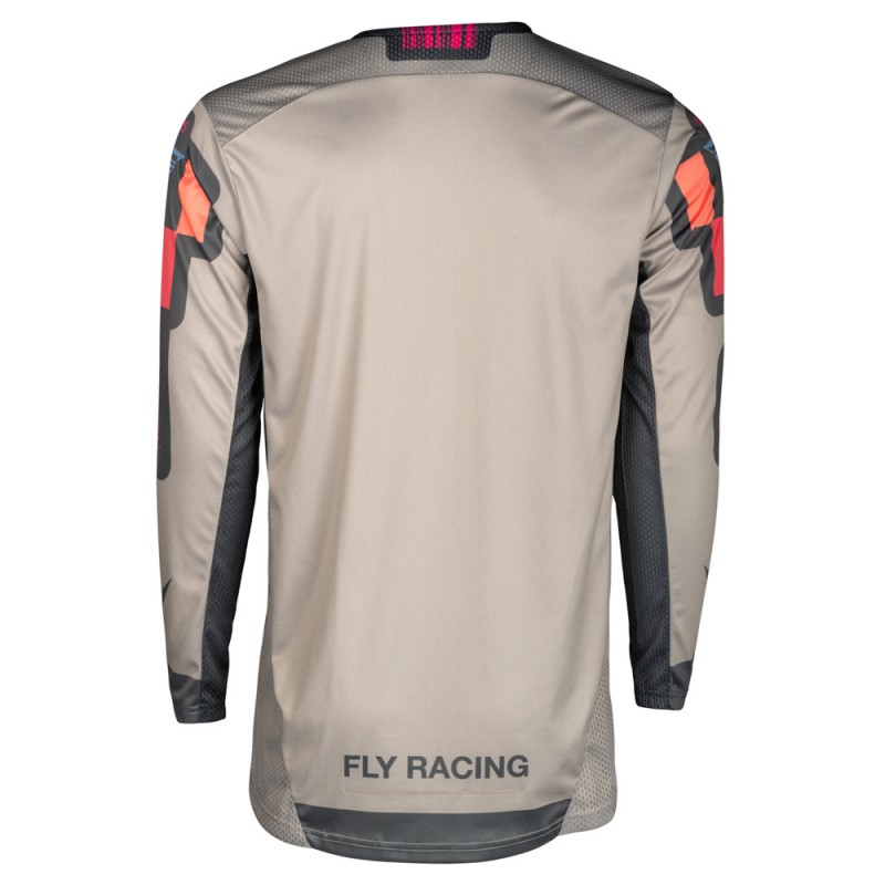 Fly Racing 2025 Lite S.E. MX Jersey Vice Grey/Pink/Coral