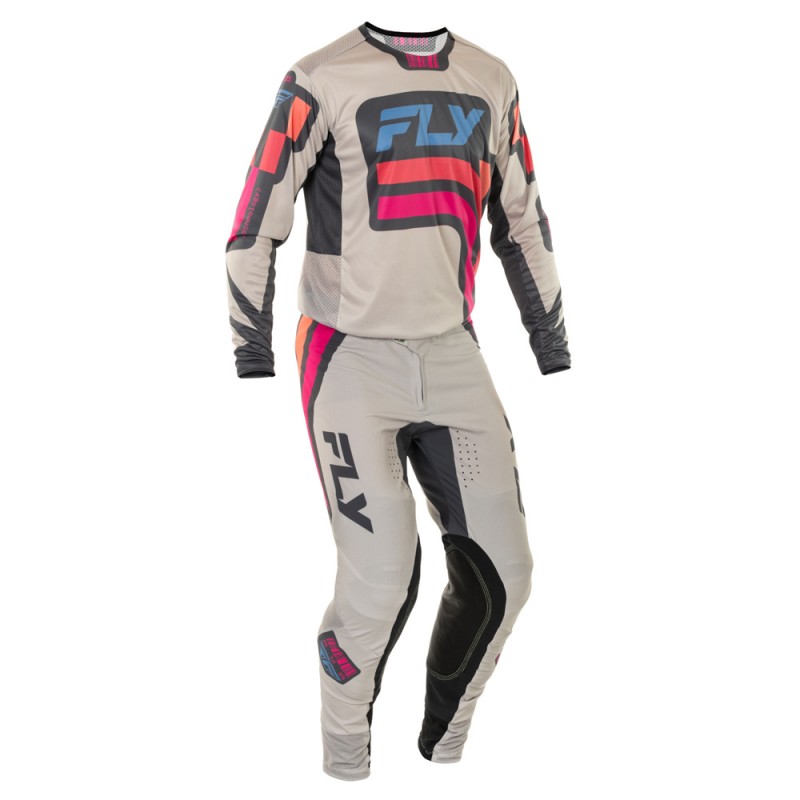 Fly Racing 2025 Lite S.E. MX Jersey Vice Grey/Pink/Coral
