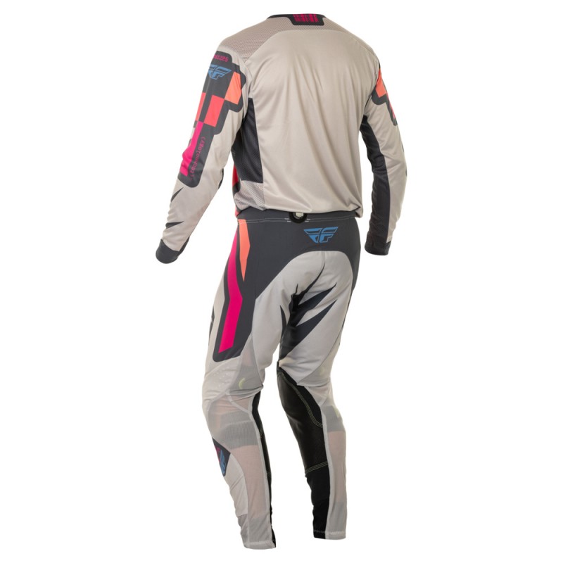 Fly Racing 2025 Lite S.E. MX Jersey Vice Grey/Pink/Coral