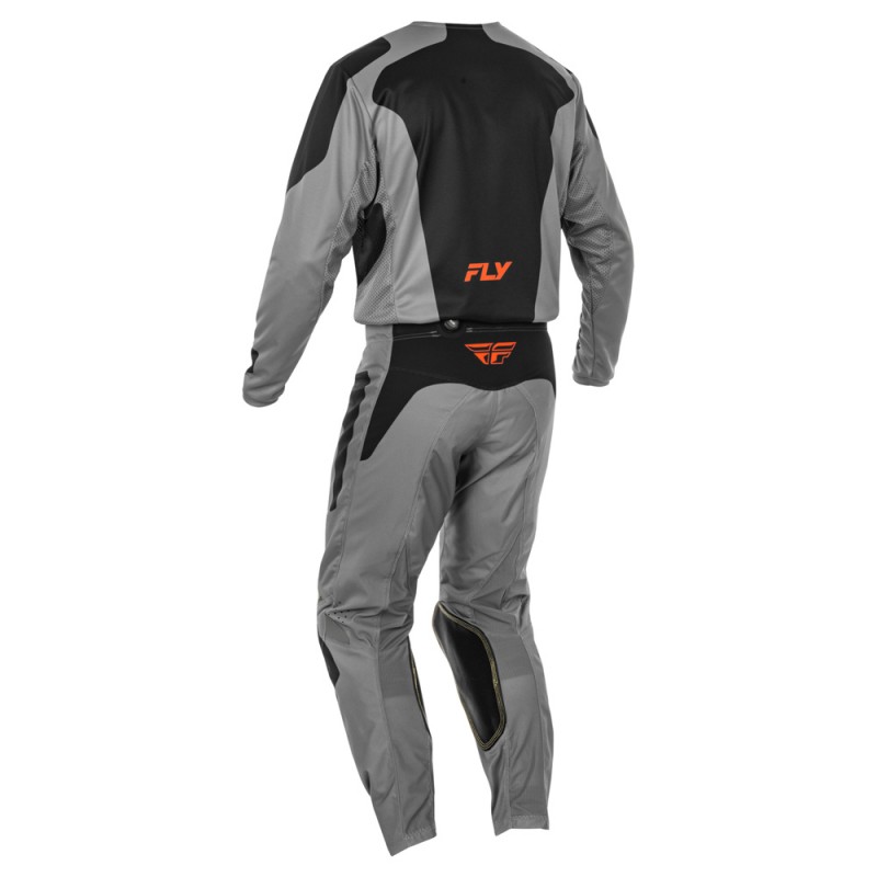 Fly Racing 2025 Kinetic MX Jersey Sym Grey/Orange/Black