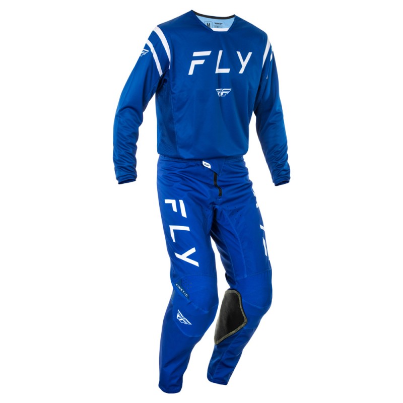 Fly Racing 2025 Kinetic MX Jersey Center Navy/White