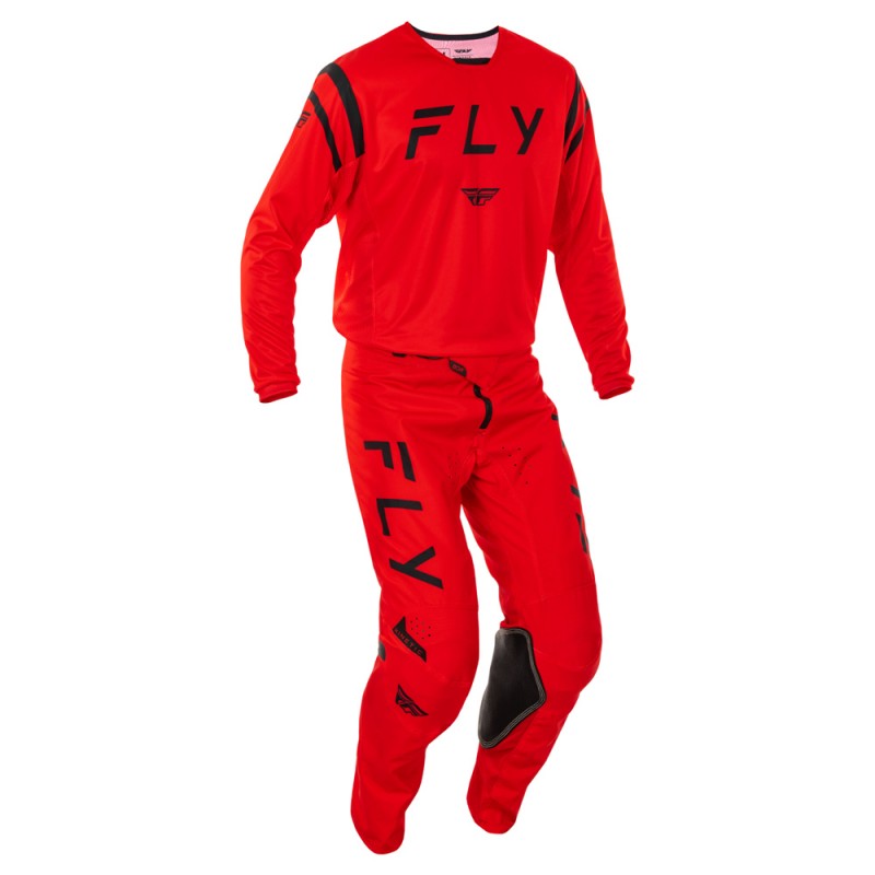 Fly Racing 2025 Kinetic MX Pants Center Red/Black