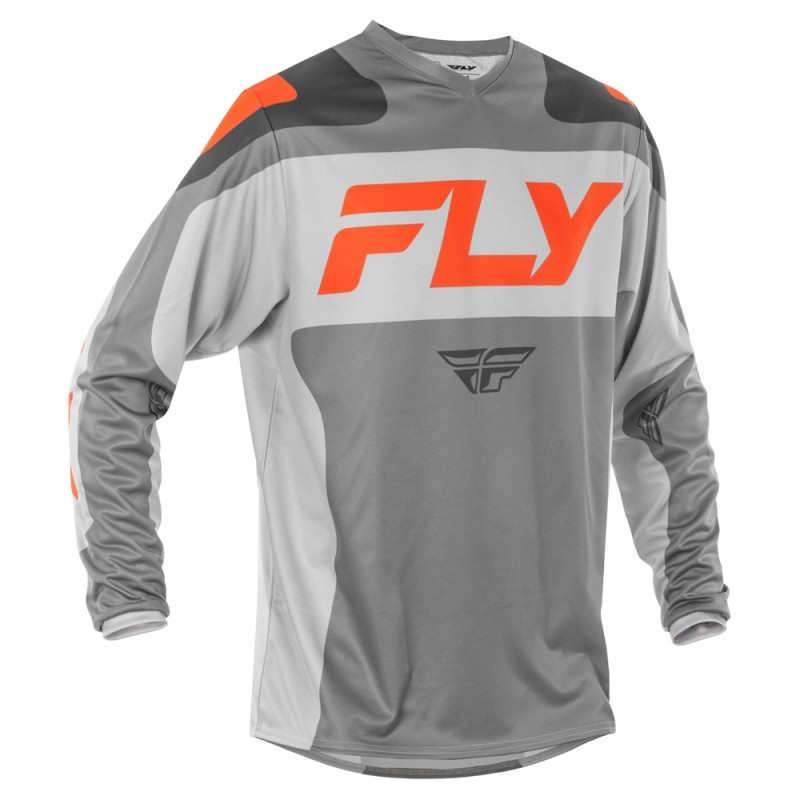 Fly Racing 2025 F-16 MX Jersey Grey/Orange