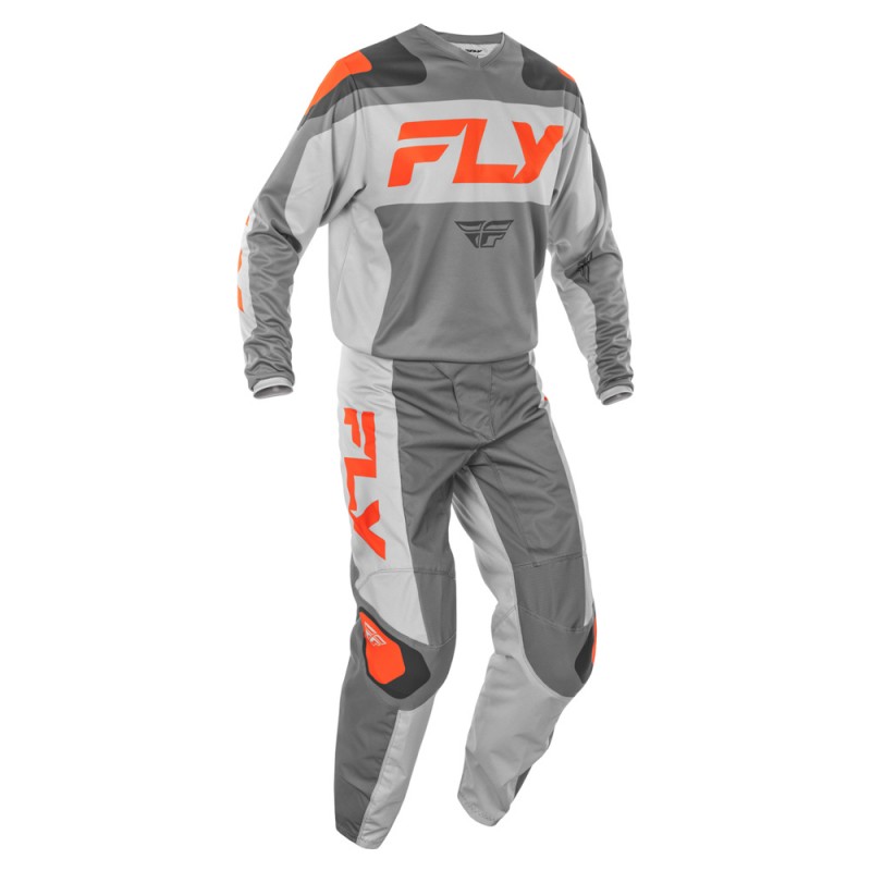 Fly Racing 2025 F-16 MX Pants Grey/Orange