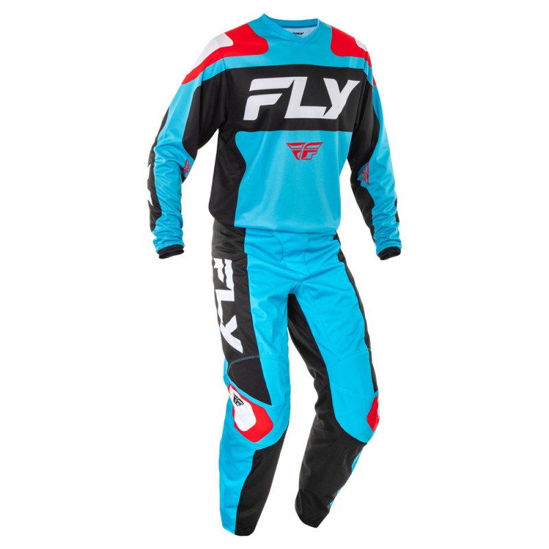 Fly Racing 2025 F-16 MX Pants Cyan/Blue/White