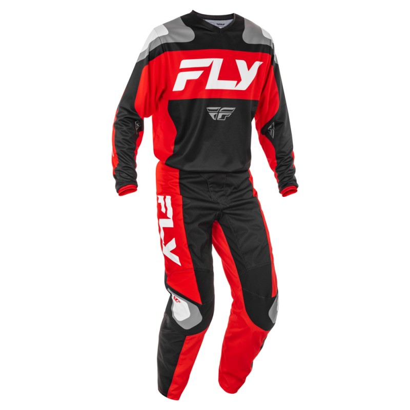 Fly Racing 2025 F-16 MX Jersey Youth Black/Red/White