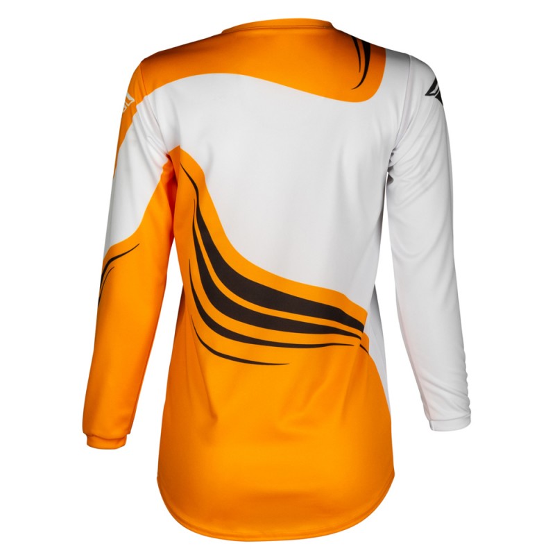 Fly Racing 2025 F-16 MX Jersey Youth Grey/Orange
