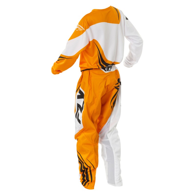Fly Racing 2025 F-16 MX Jersey Youth Grey/Orange