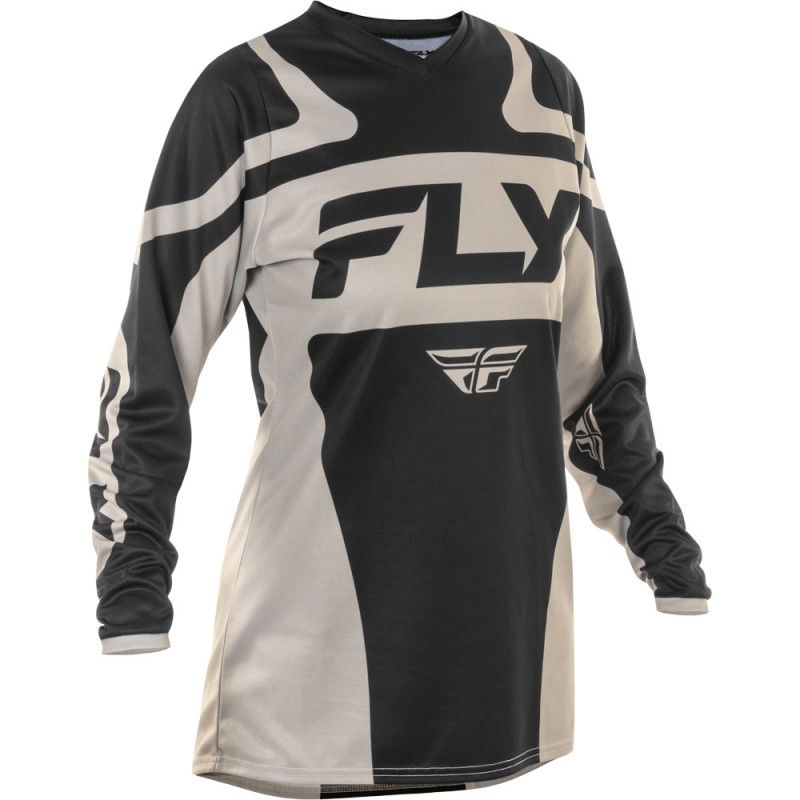 Fly Racing 2025 F-16 MX Jersey Womans Black/White
