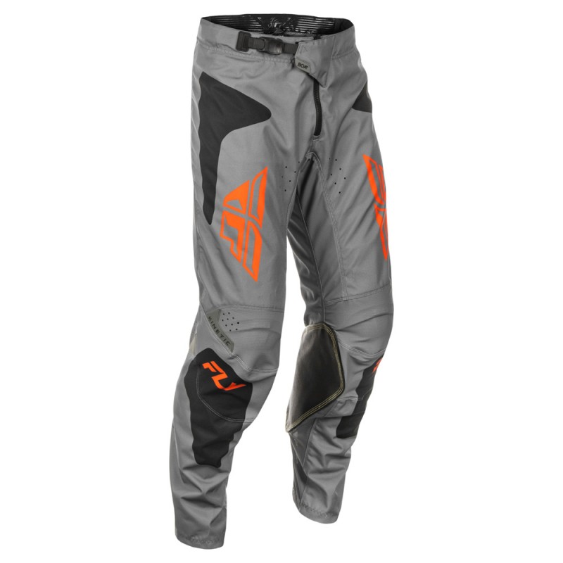 Fly Racing 2025 Kinetic MX Pants Sym Grey/Orange/Black