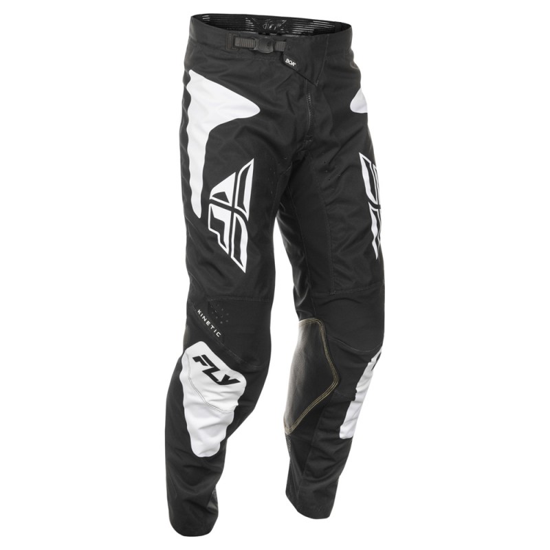 Fly Racing 2025 Kinetic MX Pants Sym Black/White