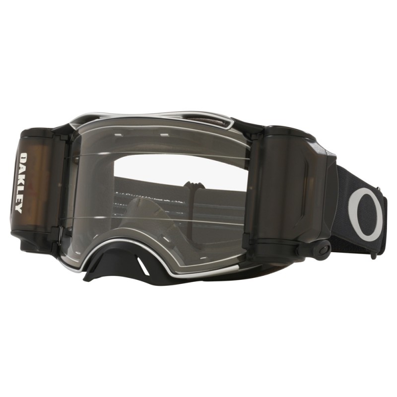 Oakley Airbrake Tuff Blocks Goggle Roll Off Black Gunmetal/Clear Lens
