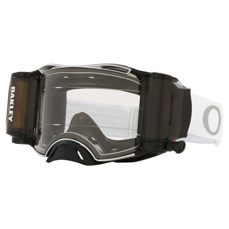 Oakley Airbrake Tuff Blocks Goggle Roll Off White/Clear Lens