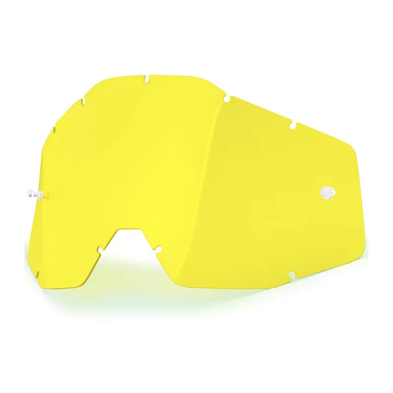 100% Racecraft / Accuri / Strata Replacement Lens Yellow