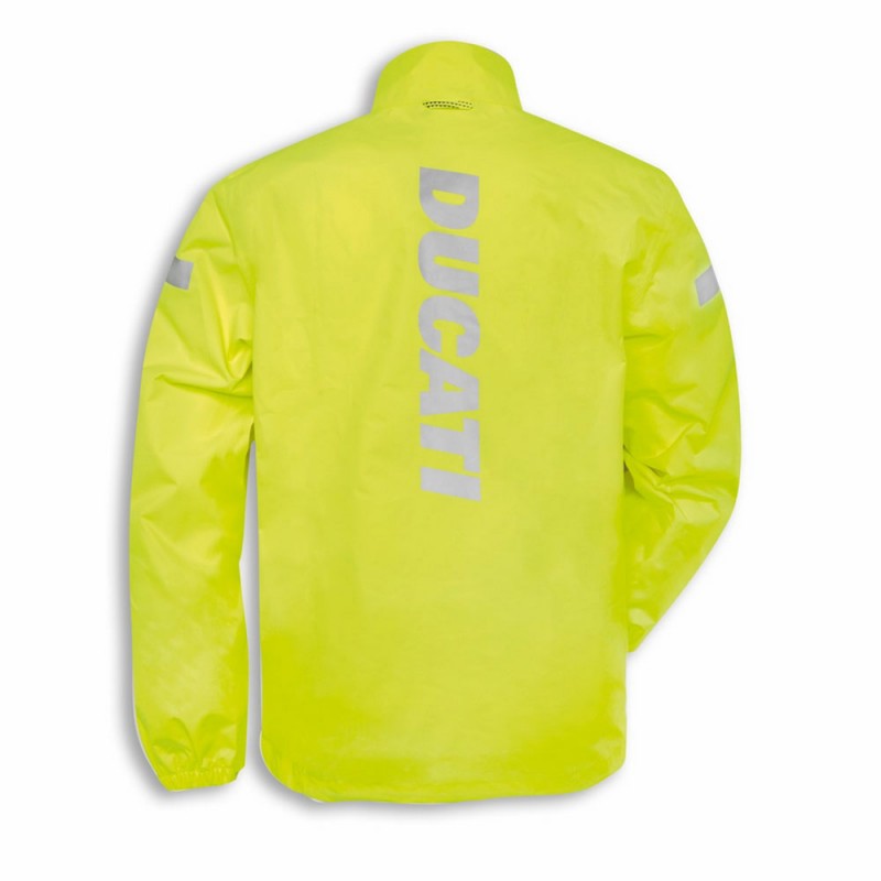 Ducati Strada V3 Rain Jacket Hi-Vis