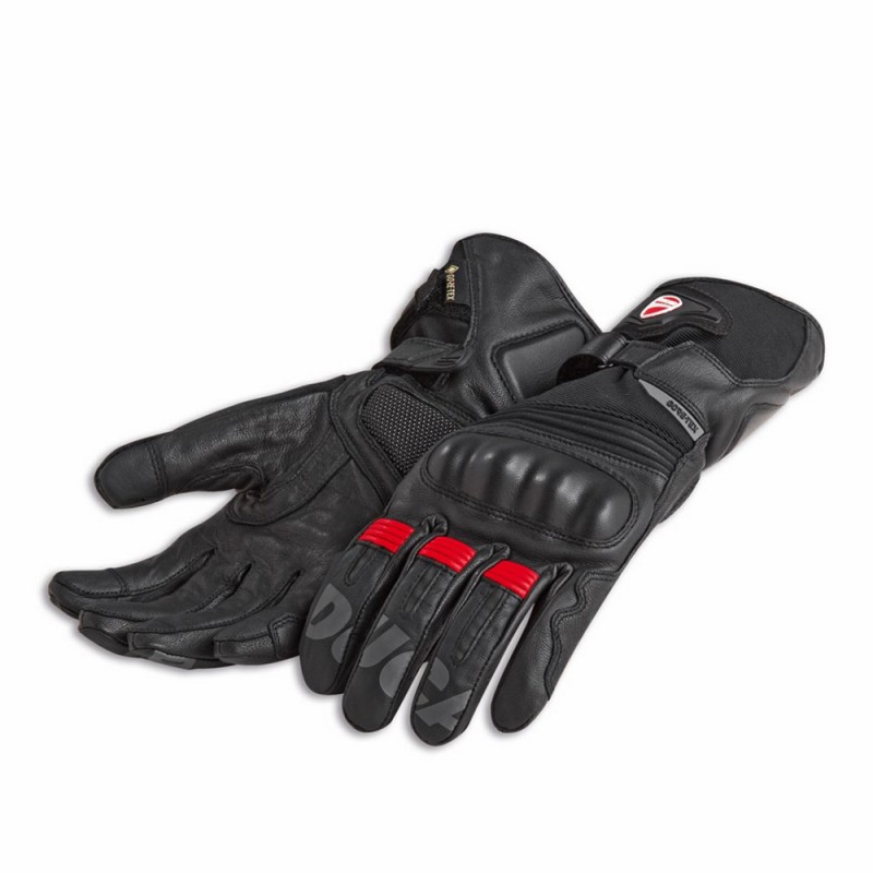 Ducati Starda C5 Fabric-Leather Gloves Black