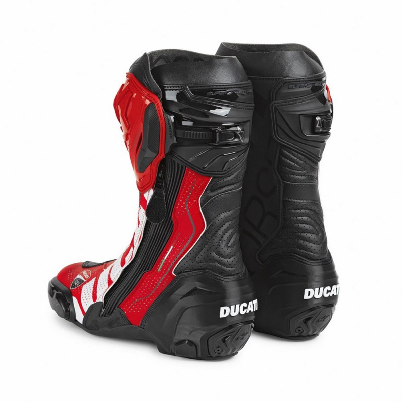 Ducati Corse Air V6 Racing Boots Black/Red/White