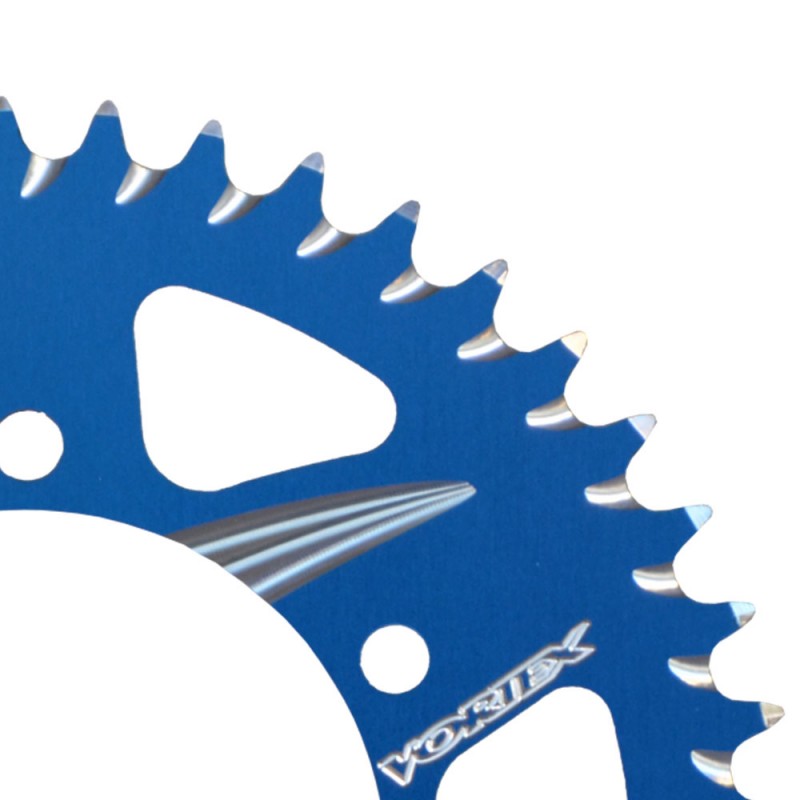 Vortex Rear Alloy Sprocket (520) Blue/Silver