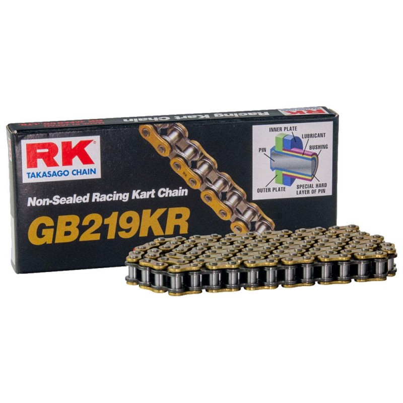 RK Kart Chain - GB219KR-108L Gold