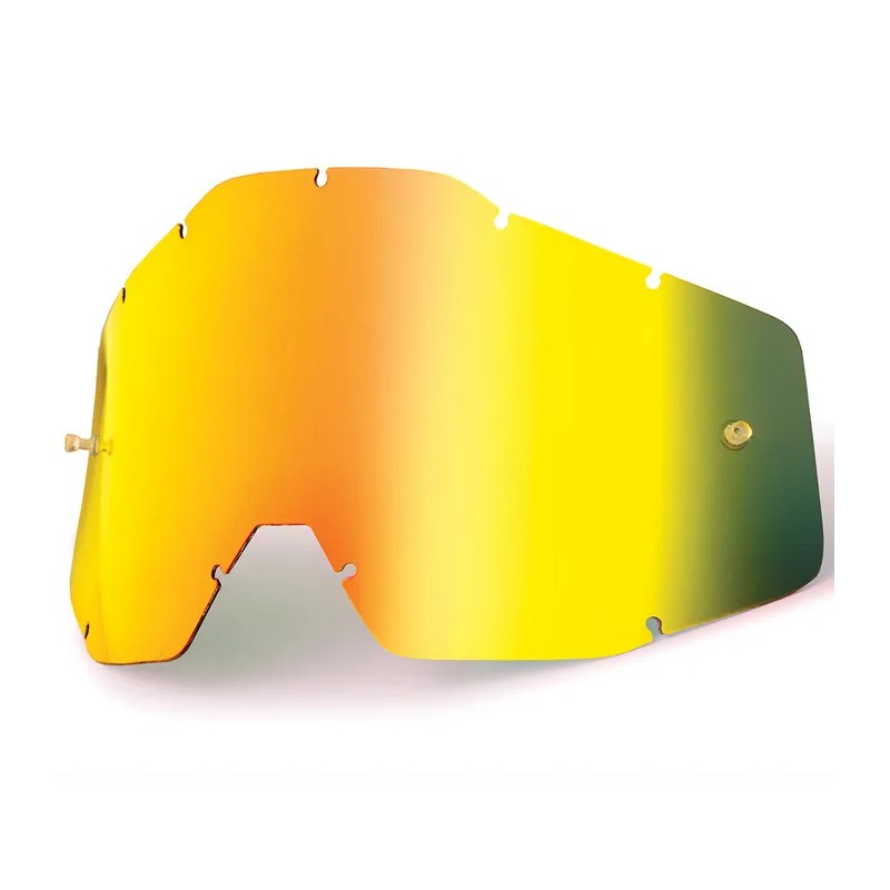 100% Accuri / Strata Youth Replacement Lens Gold Mirror